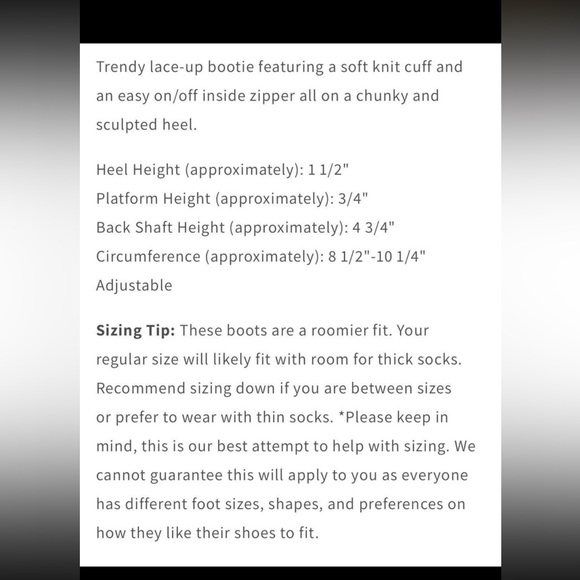 Vegan black leather fall boots. Size 7.5/8 - Picture 3 of 4